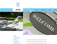 Tablet Screenshot of domicilaachen.de